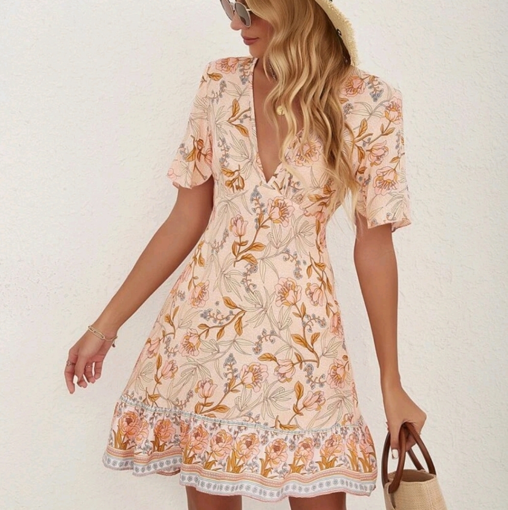 Women's floral dress